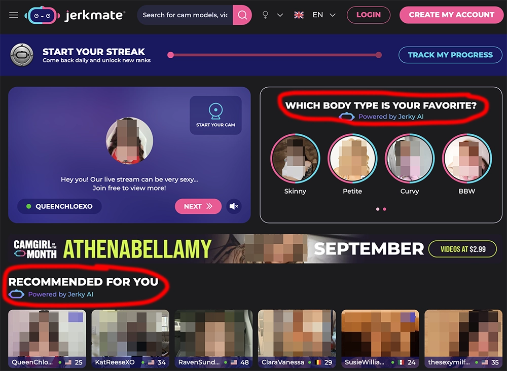 Jerkmate AI Jerky in action