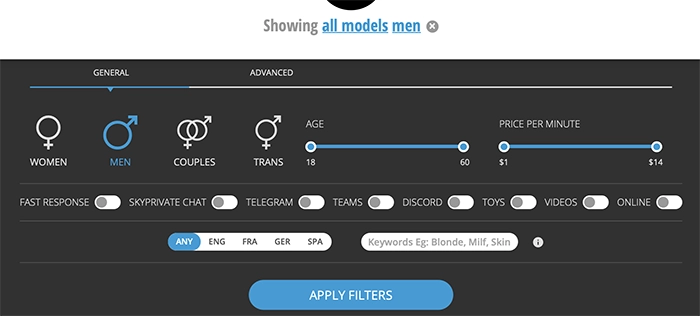 SkyPrivate male models