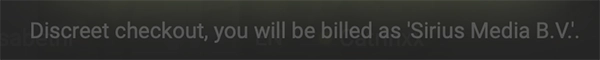 Discreet billing