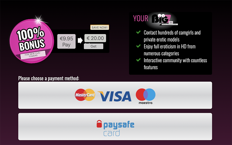 Big7 payment methods