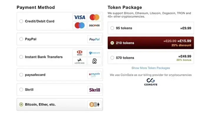 Bitcoin or ETH funding