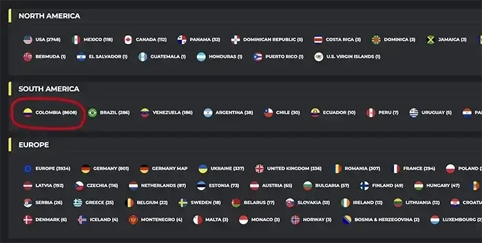 Colombian models online