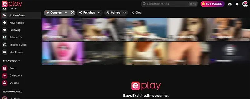 ePlay couples - slim pickings