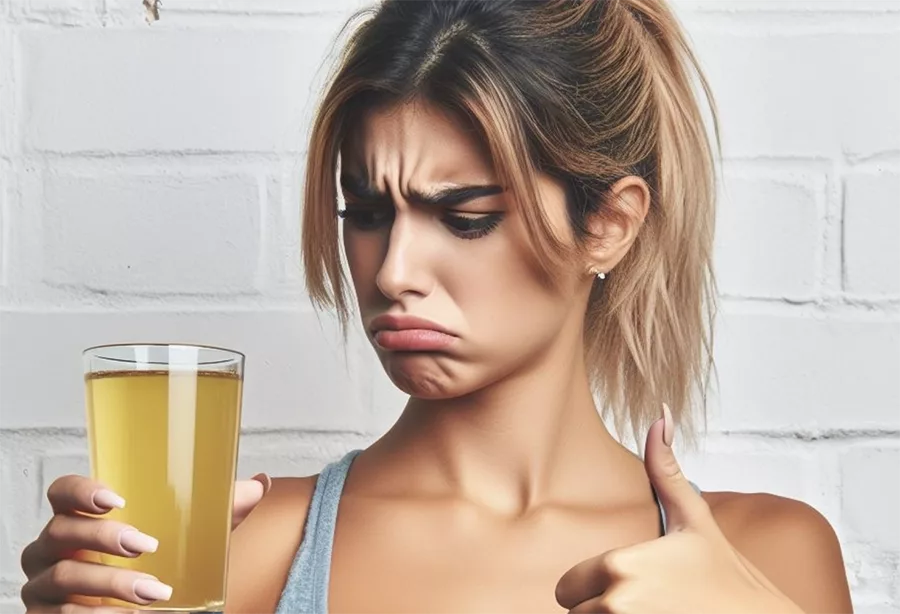 Questionable pee drink